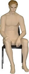 Male Seated Mannequin
